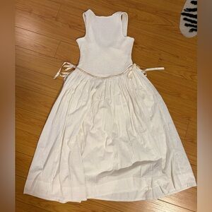 Free People Nightingale Seersucker Midi Dress